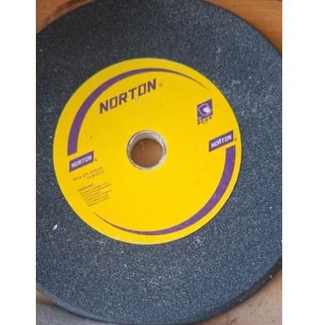 Batu Asah Norton 8 x 3/8 x 3/4 Untuk Asah Mata Band Saw 1 inch mata rapat