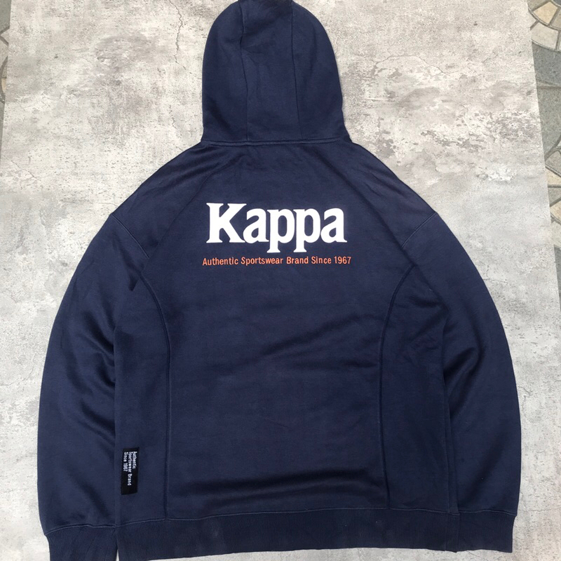 sweater hoodie kappa big logo casual vintage 90s