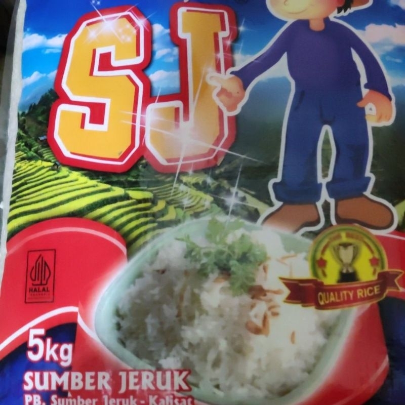 

Beras cap SJ 5 kg