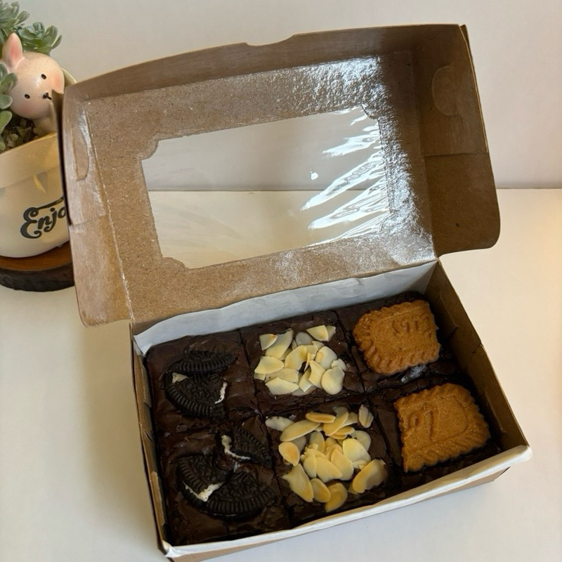 

Brownies coklat uk 15x10cm | Kue coklat brownis | Cemilan kue brownies