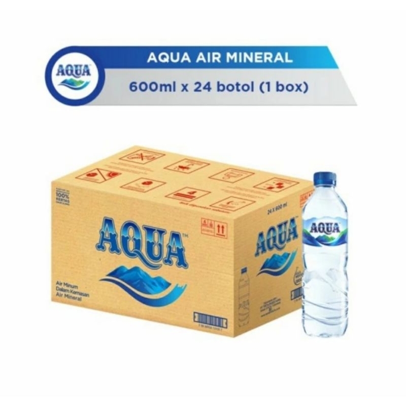 

Aqua 600 ML 1 Dus 24 Botol