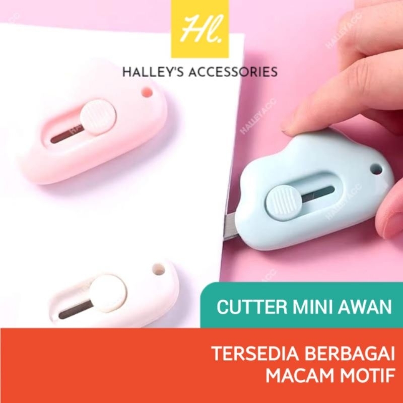 

Mini Cutter Awan Lucu Warna Pastel | Cutter Mini Portable Unboxing | Kater Kecil Imut