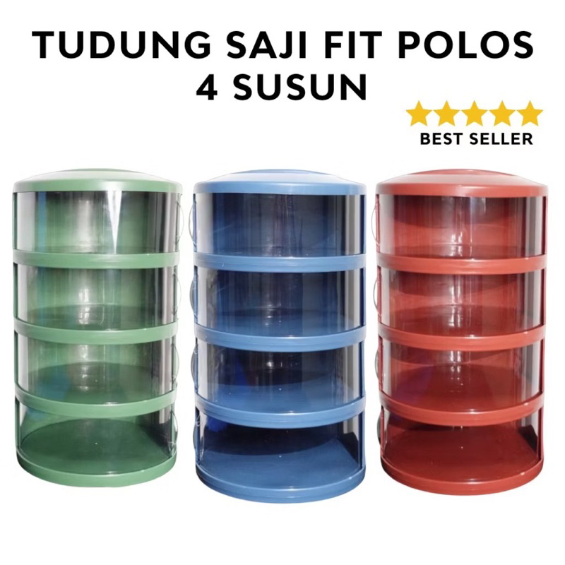 TUDUNG SAJI 4 SUSUN Tudung Saji Susun 4 Tingkat Trilins Series