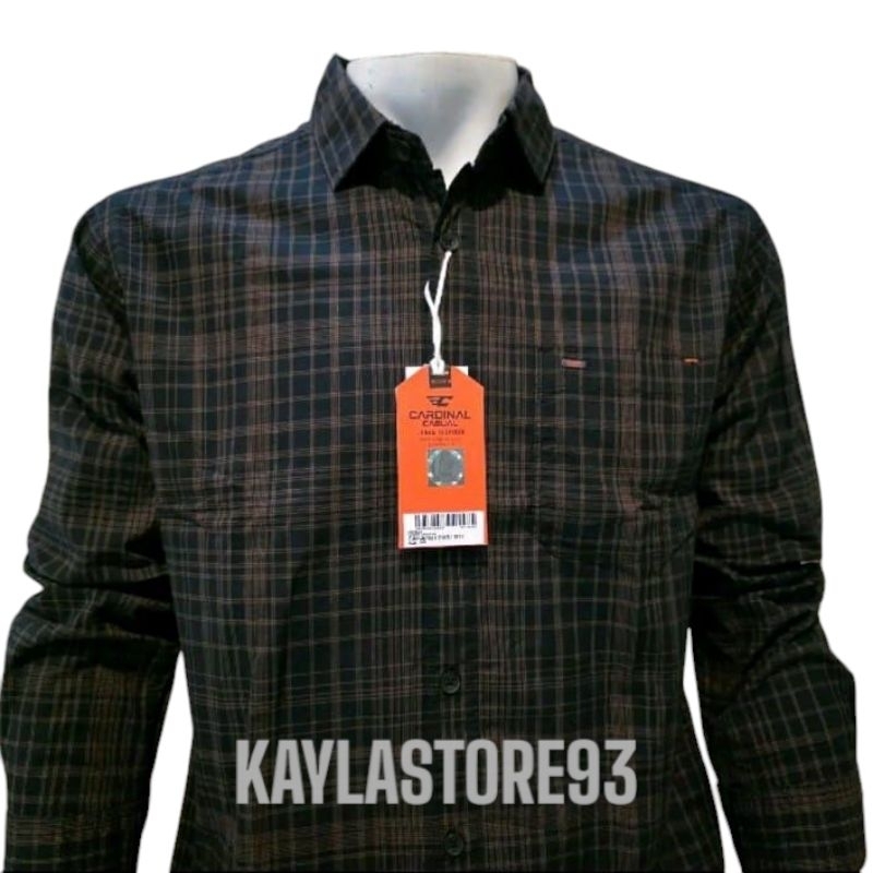 KEMEJA CARDINAL CASUAL ORIGINAL LENGAN PANJANG