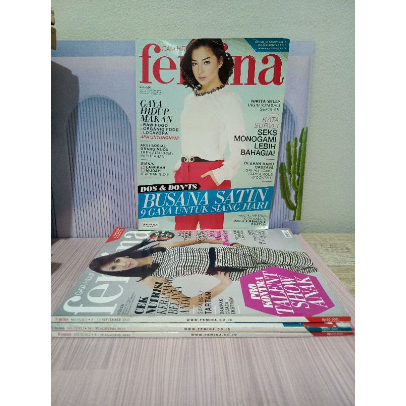 Majalah wanita Femina Pesona Tiara Original Preloved