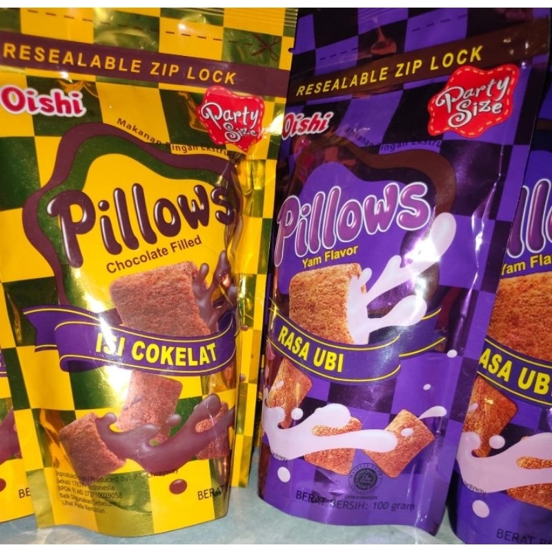 

Oishi Pillows snack cemilan 100gr