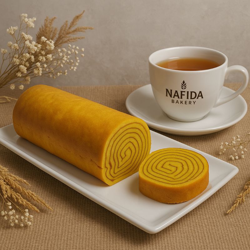 

Kue lapis legit gulung ( 1 roll )