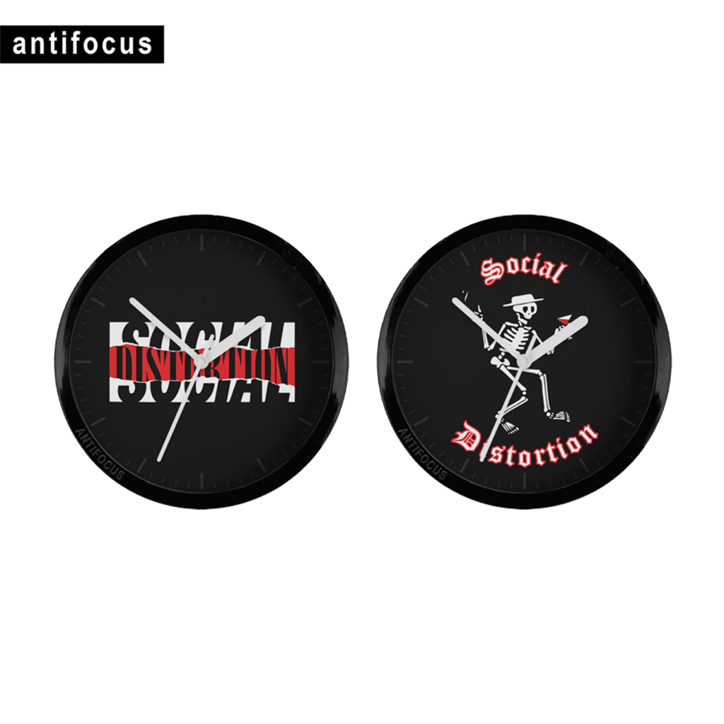 Jam Dinding Social Distortion Merchandise Souvenir Custom Band Punk Rock Metal Original Aesthetic