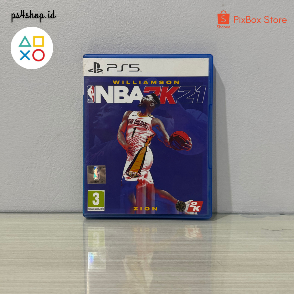 BD Kaset PS4 NBA 2K21 Bekas Second Original | Game Basket 2021 Zion Williamson PlayStation