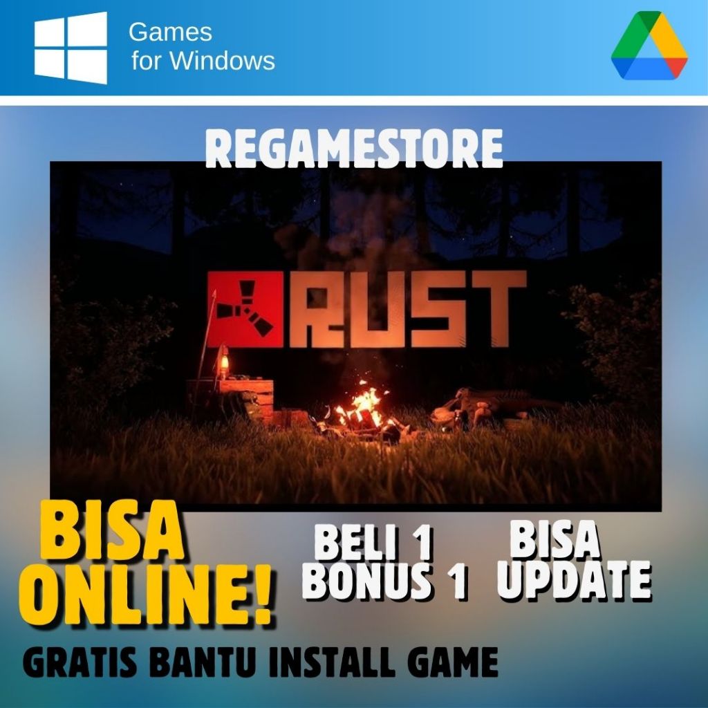 Rust -  Game PC Multiplayer Online (Beli 1 Dapat 3)