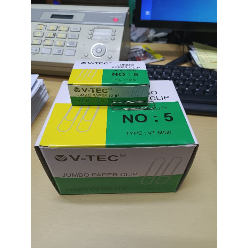 

Paper clip/penjepit kertas no.5 - no.3 V-Tec