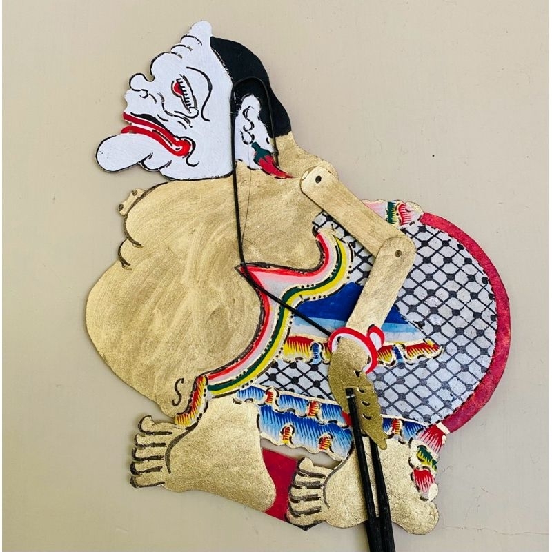 Wayang Kulit Semar Emas Standar Dalang