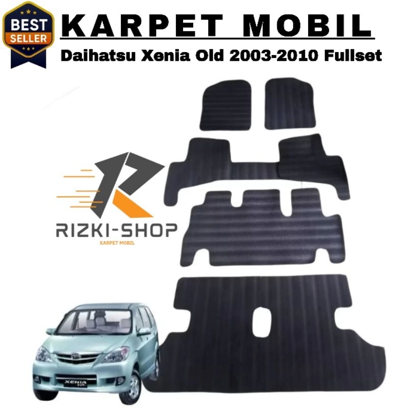 Karpet Mobil Daihatsu Xenia 2003-2010 Fullset Alas Kaki Matras Mobil Xenia