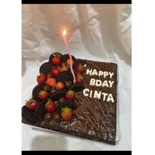 

fudgy brownies custom words/ucapan selamat/hampers