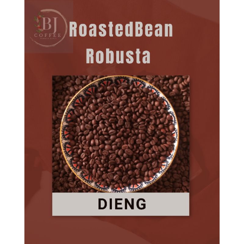 

RoastedBean Robusta Biji Kopi Sangrai Robusta Dieng 1kg