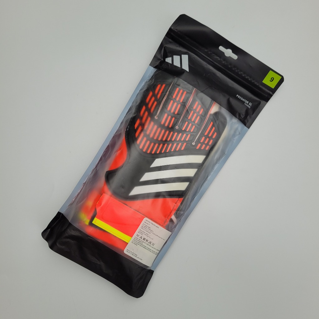 Sarung Tangan Kiper Adidas Predator GL Training Original Black Goalkeeper Gloves Penjaga Gawang