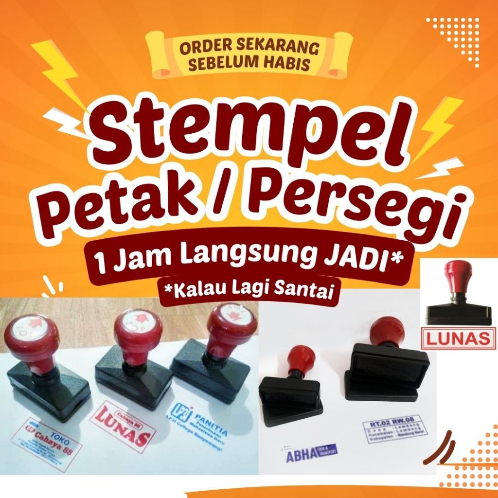 

Stempel Custom Stampel Custom Olshop Toko Logo Dokter Nama