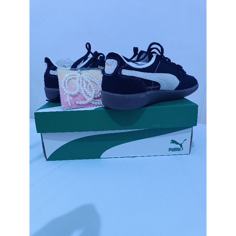 Sepatu Puma Palermo Vintage Hitam Frosted Ivory