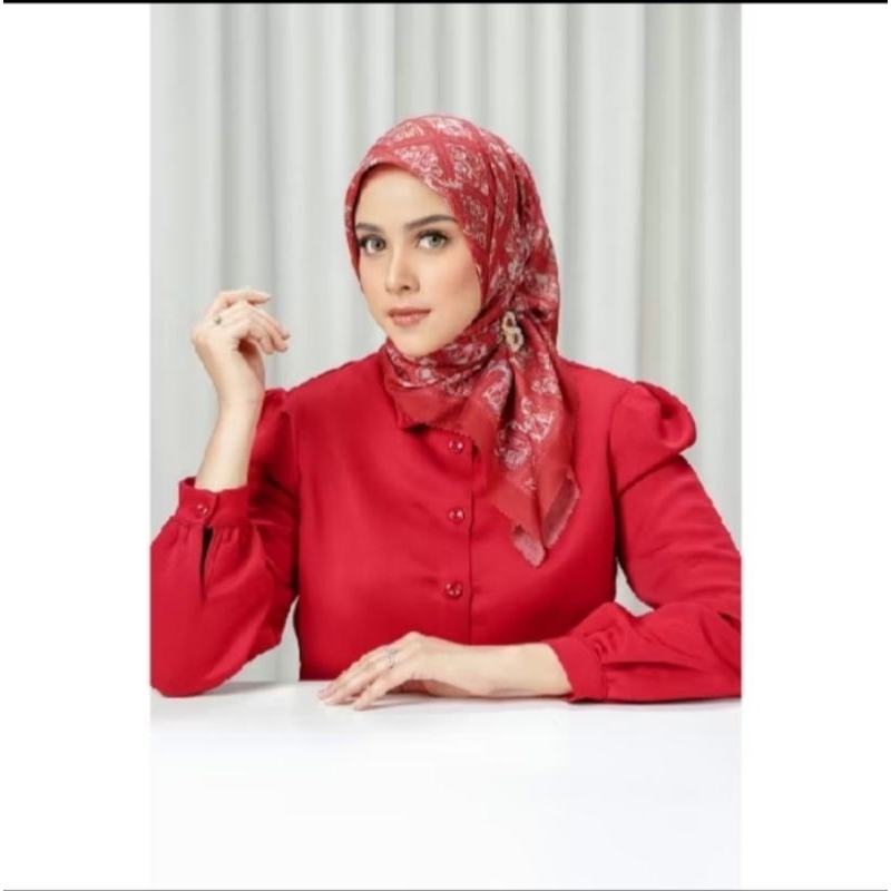 Buttonscarves Autograph 2 Voile Square - Pioneer