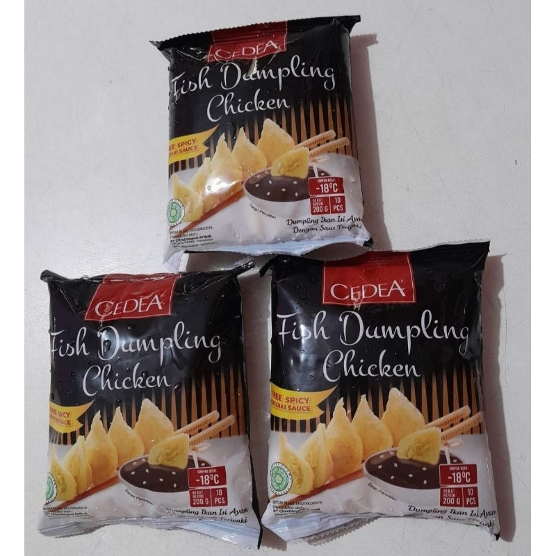 

Cidea Fish Dumpling Cikecken 200grm