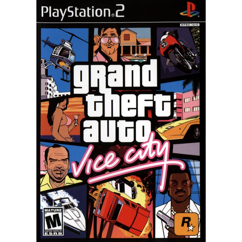 KASET PS2 GTA VICE CITY
