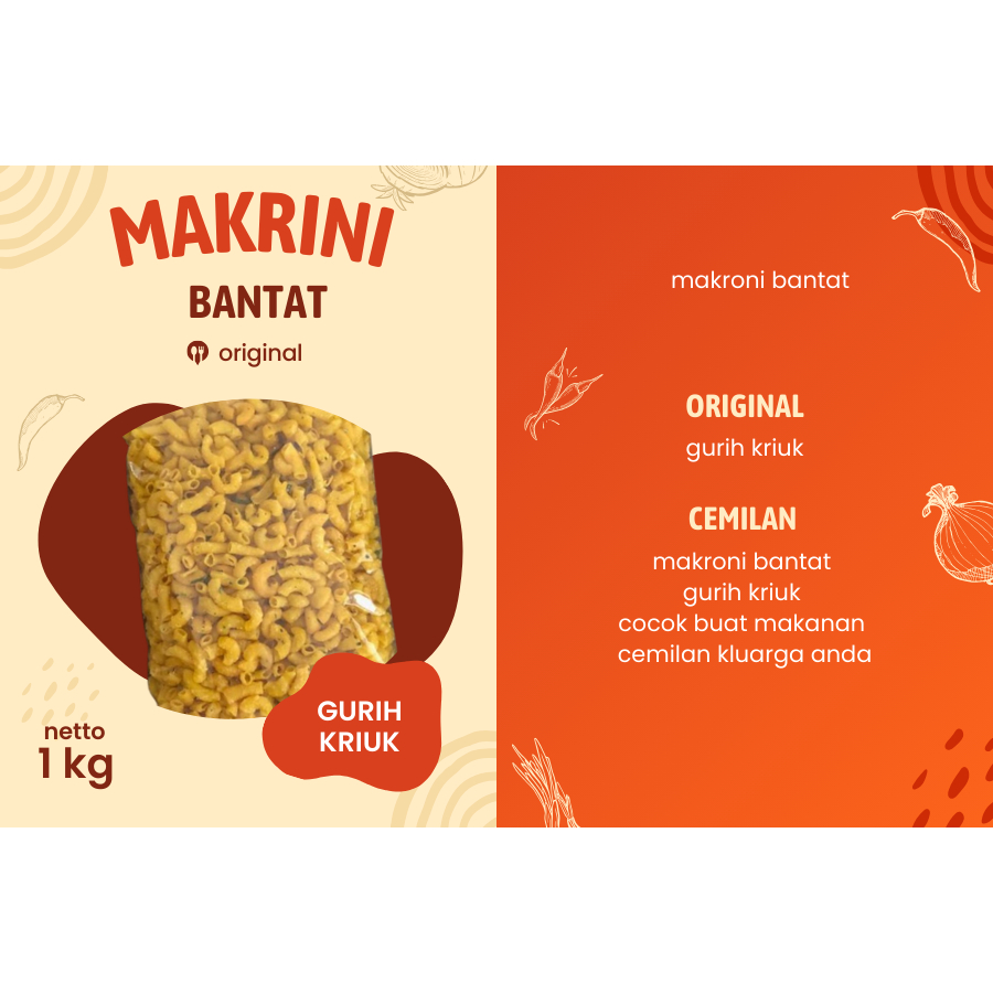 

makroni bantat makroni bantet original makroni kriuk makroni viral makroni 1kg