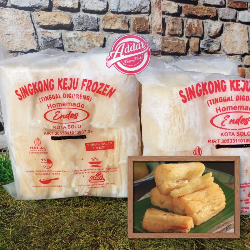 

Singkong Keju Frozen Endes 850 gram