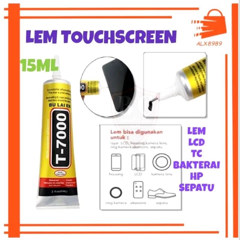 

Ready LEM TOUCHSCREEN T-70015ML. Bisa buat lem Touchscreen , Lcd hp Chasing Dan lain-lain