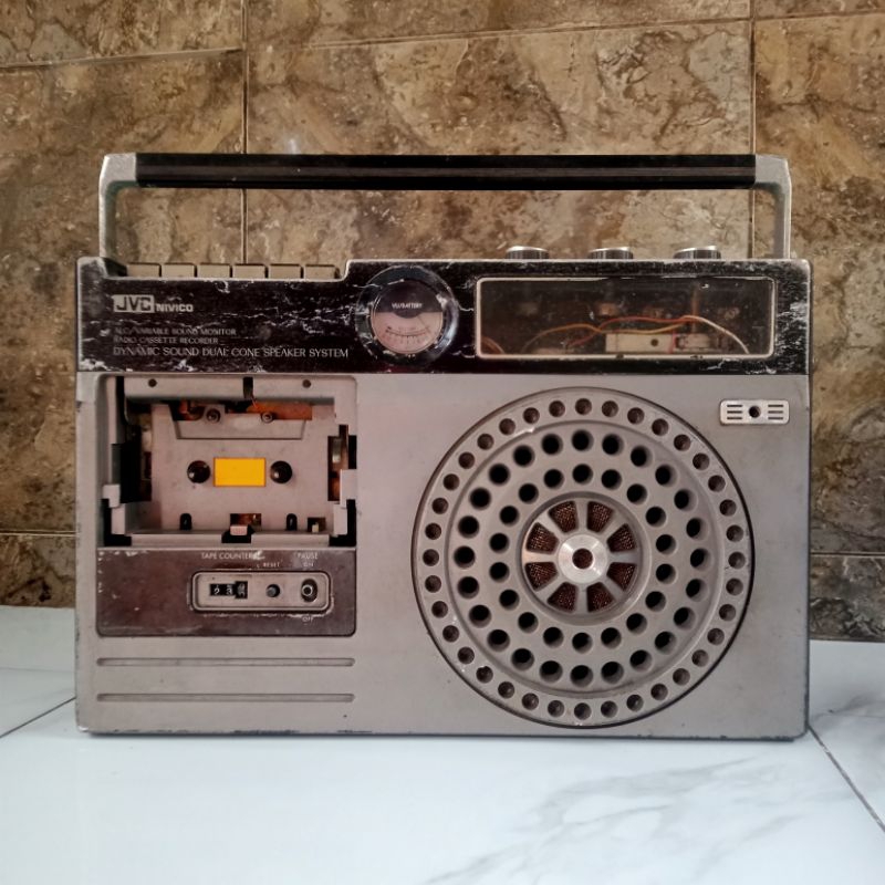 Radio Tape JVC Kaset Recorder Lawas Jadul Vintage
