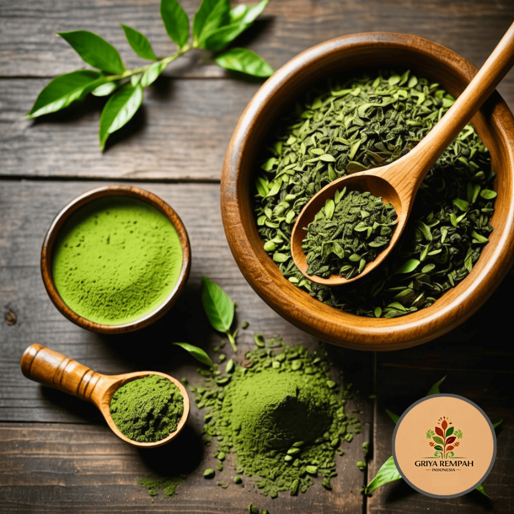 

TEH HIJAU BUBUK 100 GRAM Green Tea Ijo lokal Matcha Herbal Alami Minuman Kesehatan Antioksidan Pelangsing Diet Tradisional Simplisia Daun Kering Camellia Sinensis