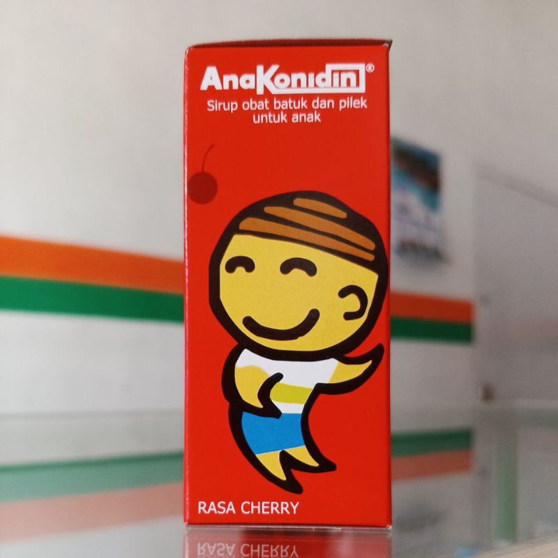 Anakonidin sirup obat batu untuk anak rasa Cherry @60 ml