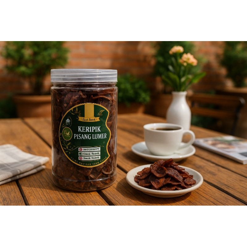 

Keripik Pisang coklat lumer toples 1000ml ( isi 300 gram)
