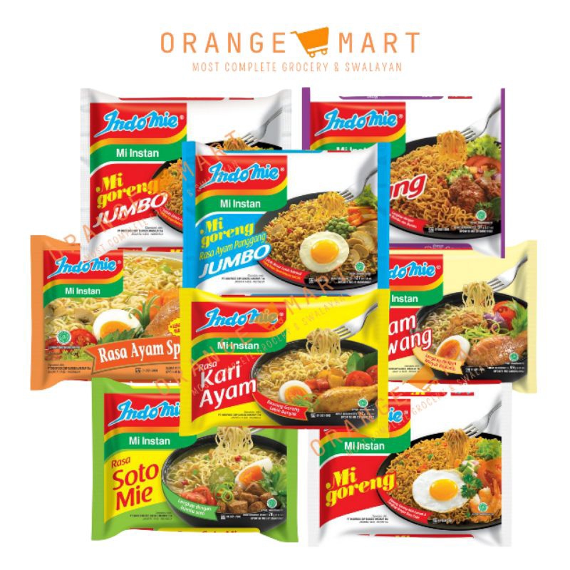 

Indomie Mie Instan All Variant Kuah/Goreng
