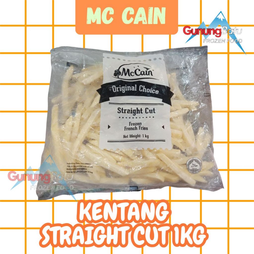

MC CAIN KENTANG GORENG BELGIA STRAIGHT CUT 1KG