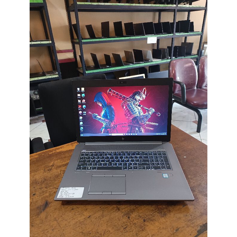 LAPTOP HP ZBook 17 G5 intel core i5 gen 8 ram 8gb ssd 12 layar 17inc