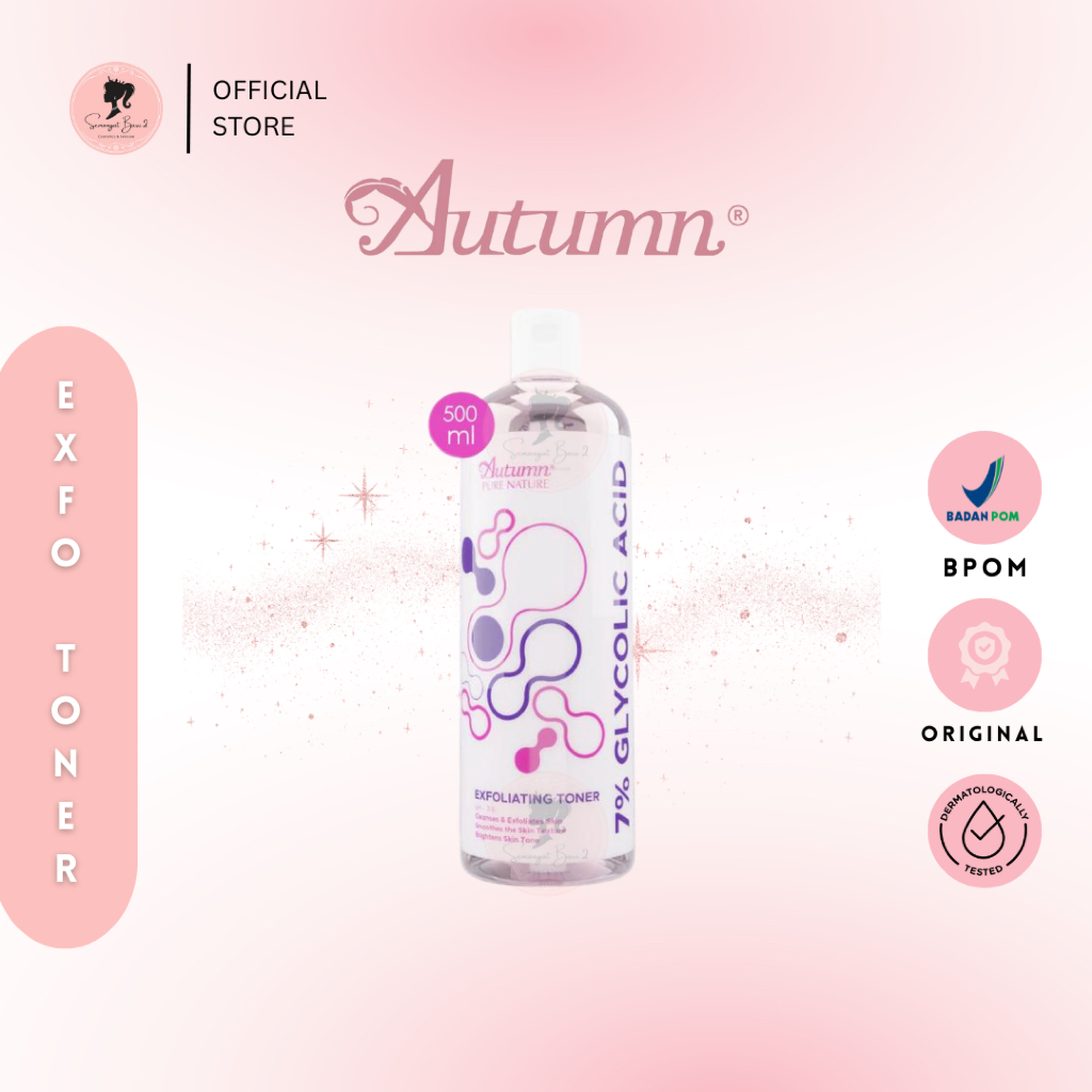 Autumn - 7% Glycolic Acid Exfoliating Toner 500ml/Toner Eksfoliasi - Autumn 7% Glycolic