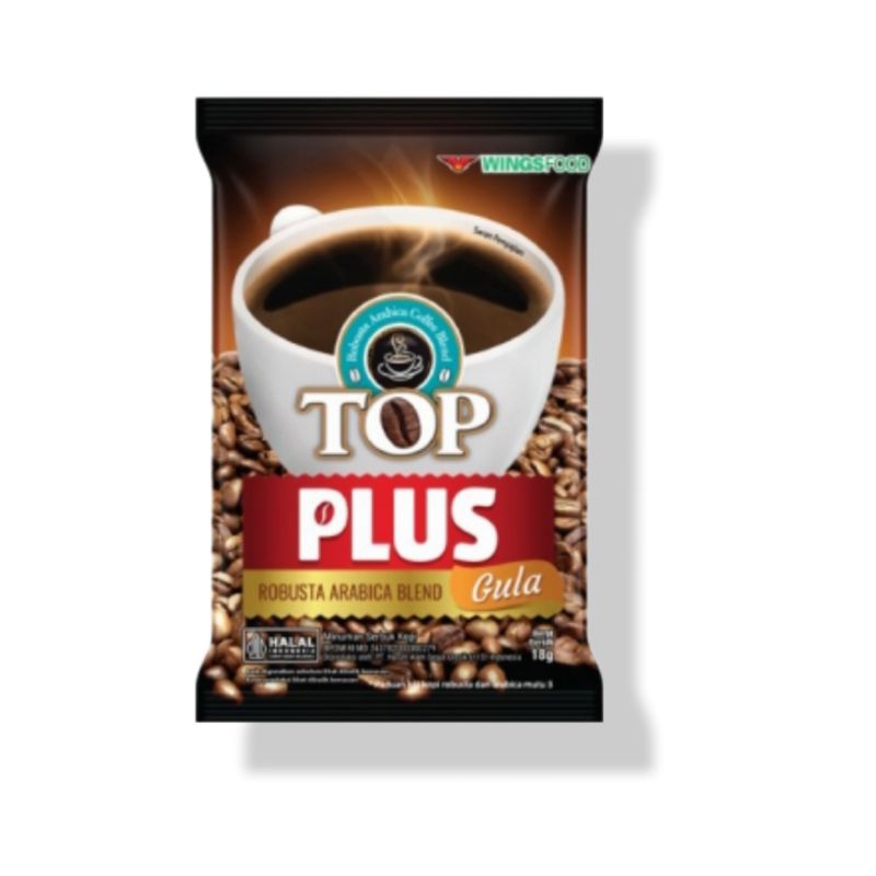 

Top Plus kopi 18gr 1 renteng 10 sachet