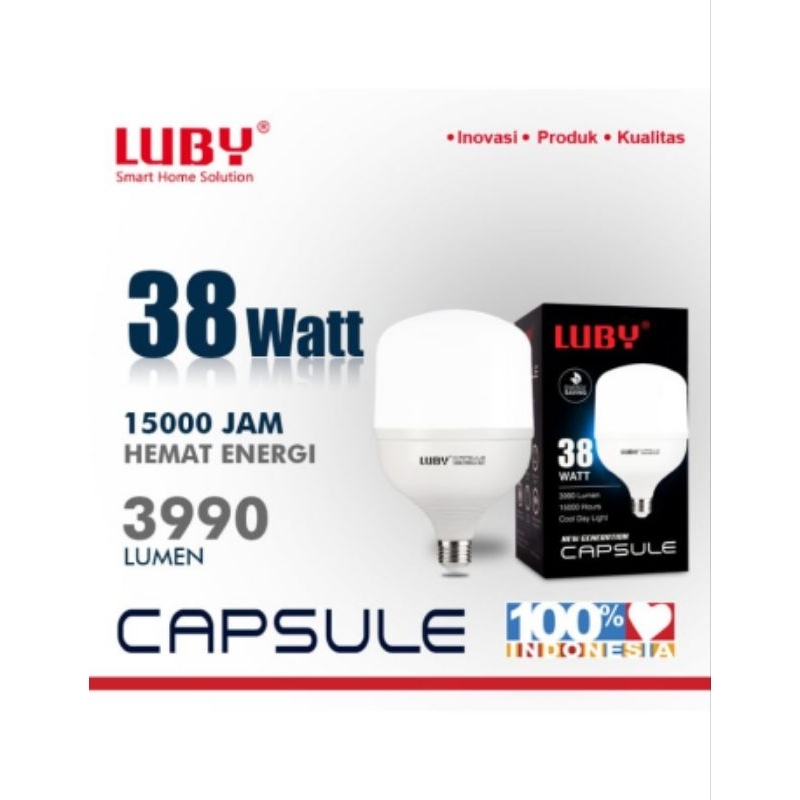 [COD]Lampu Led Capsule Luby 38watt