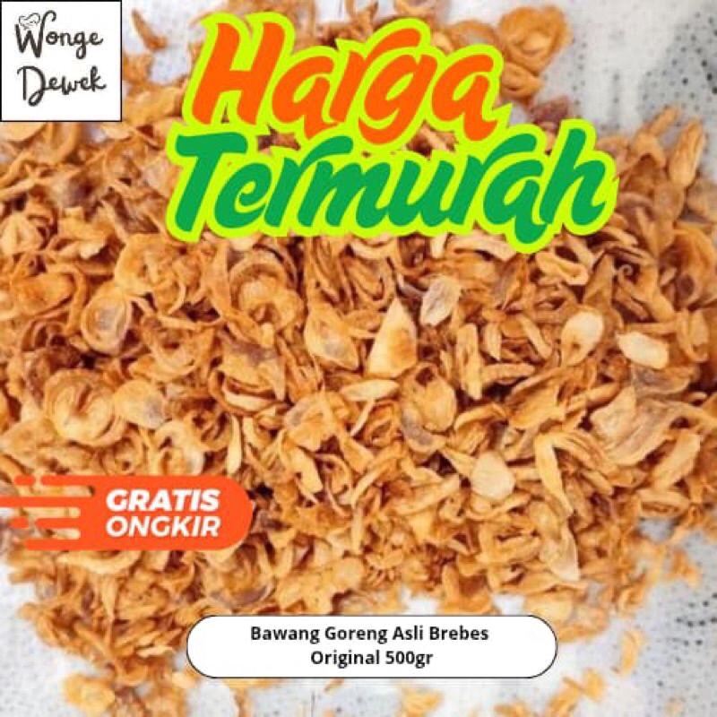 

Bawang Goreng Asli Brebes Original 500gr