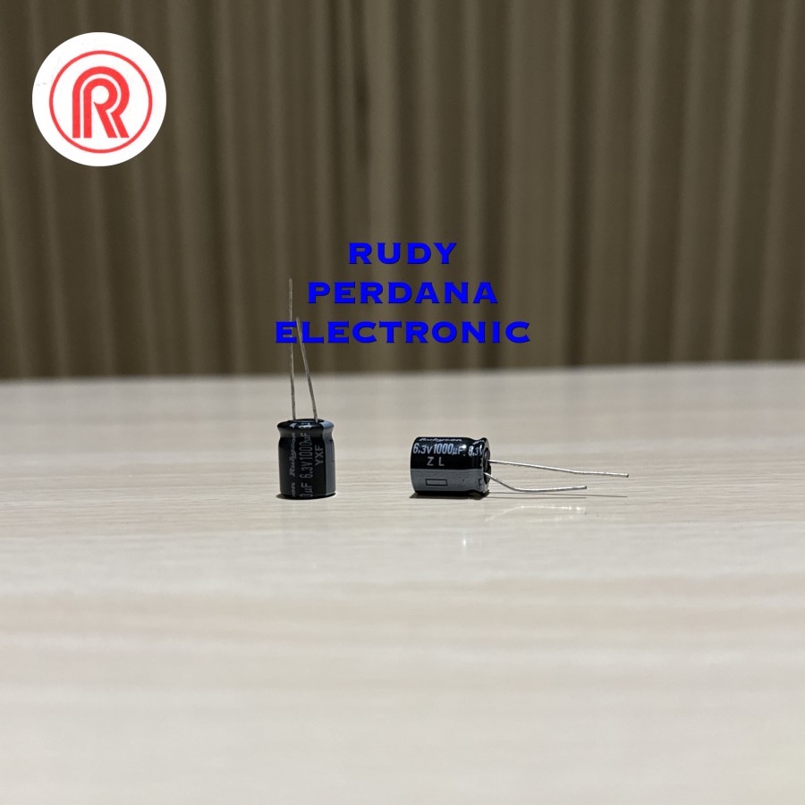 KAPASITOR ELCO ELKO 1000UF 6.3V 1000 UF 6.3 VOLT