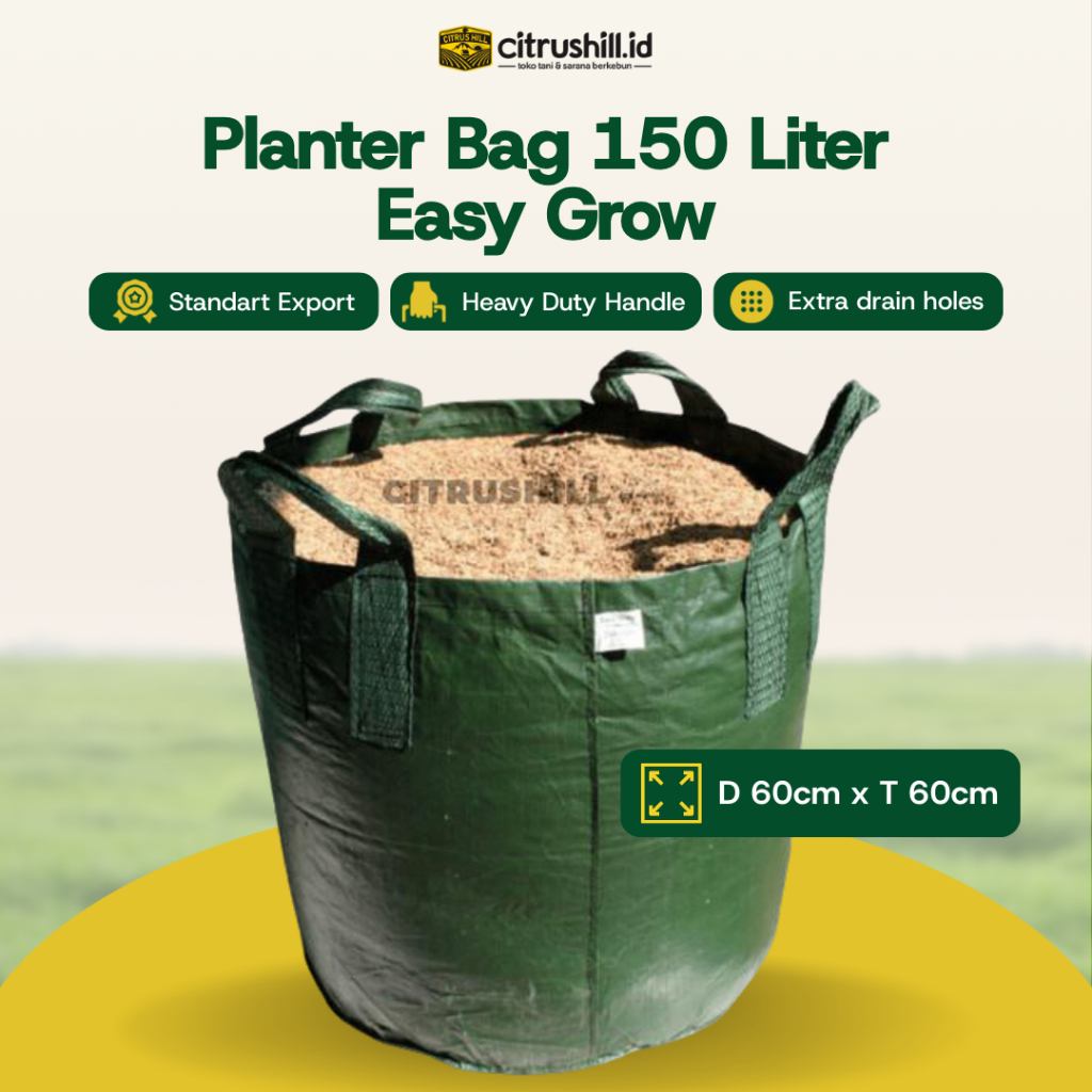 PROMO PLANTER BAG 150 liter - PLANTER BAG EASY GROW - PLENTER BAG