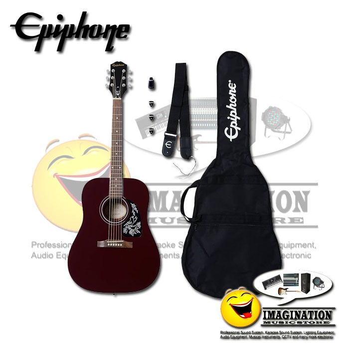 Epiphone Starling Acoustic Guitar Player Pack - Hot Wine Red