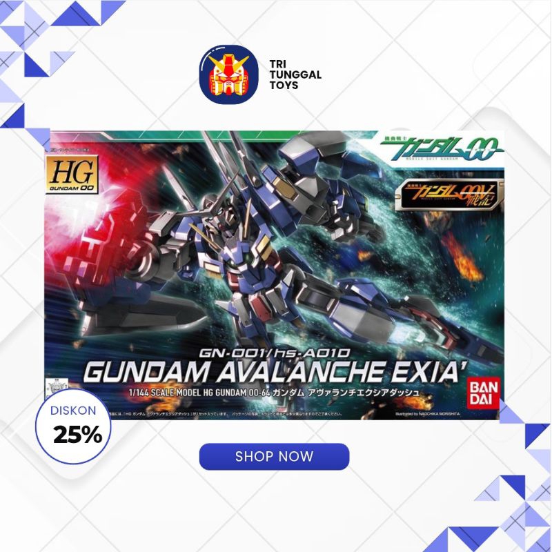 HG 1/144 A010 Gundam Avalanche Exia Dash Bandai