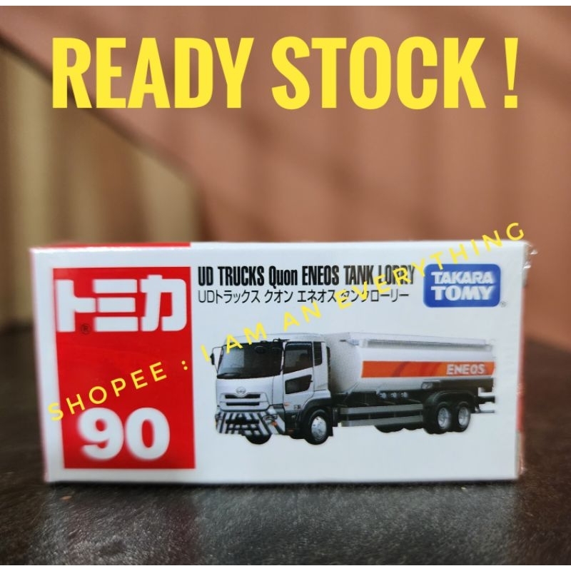 Tomica UD Trucks Quon Eneos Tank Lorry No 90 Original Mainan Truk Tangki