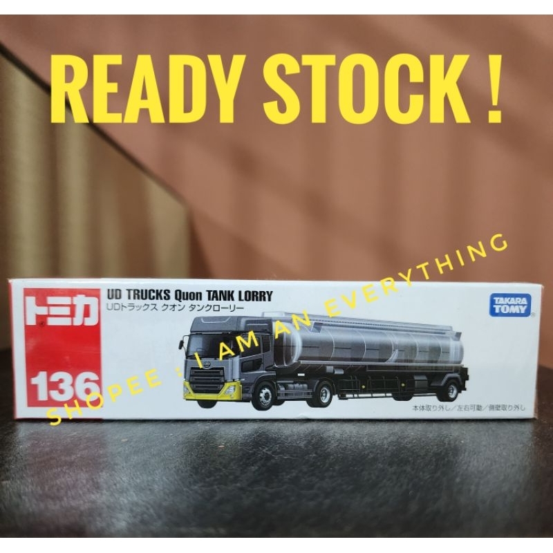 Tomica Long UD Trucks Quon Tank Lorry Original No 136 truk tangki mainan