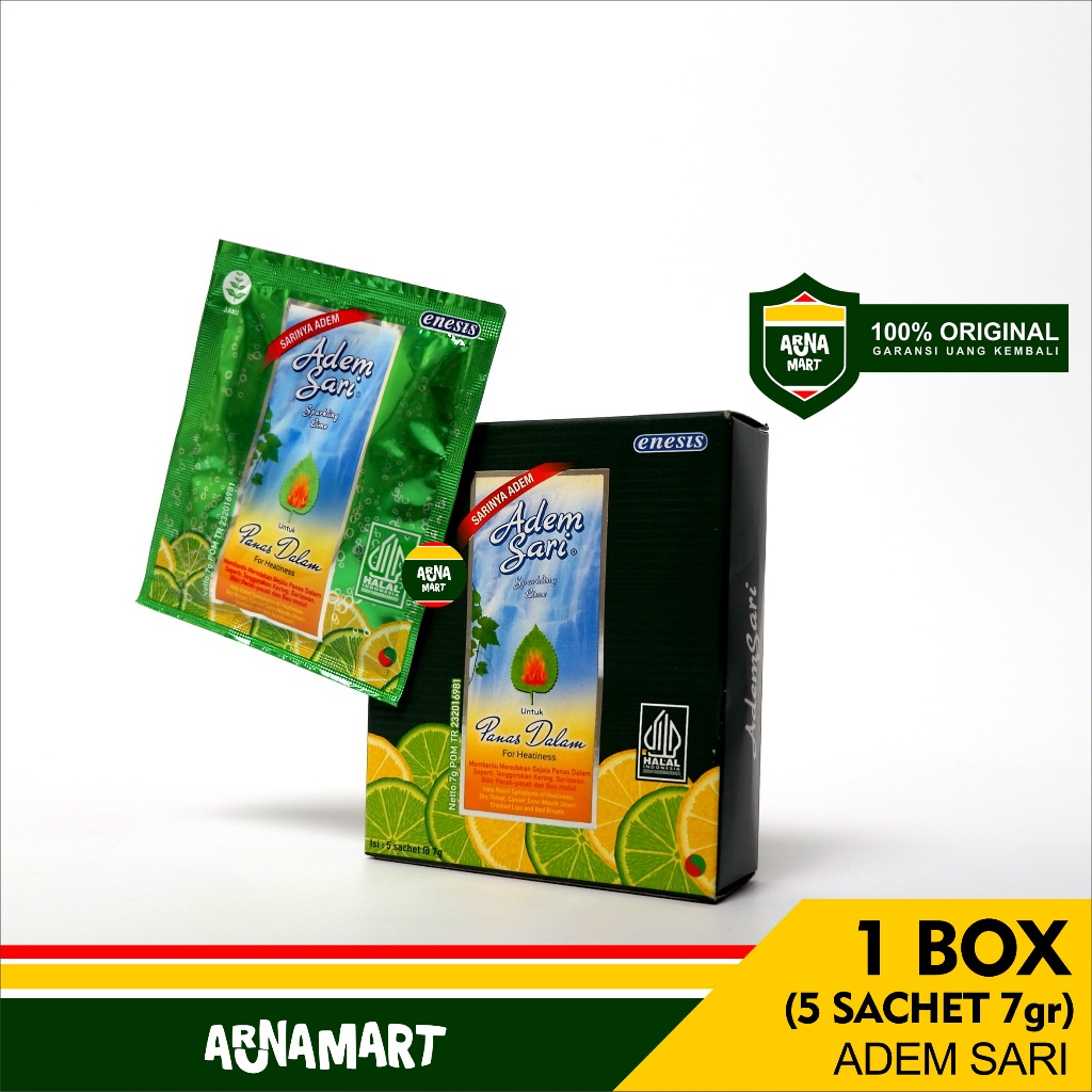 

ADEM SARI SACHET - 1BOX (5SACHET 7gr)