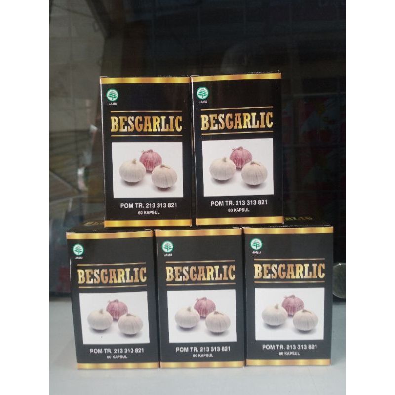 BESGARLIC Ekstrak Bawang Hitam Original 60 Kapsul