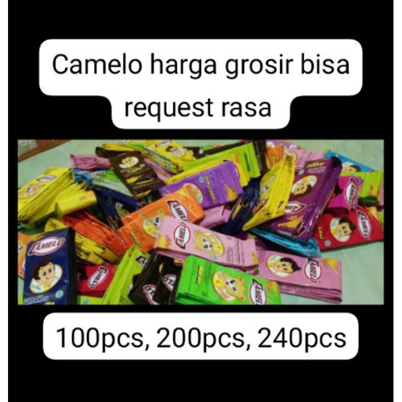 

camelo murah 240 pcs 200 pcs 100 pcs bisa request rasa