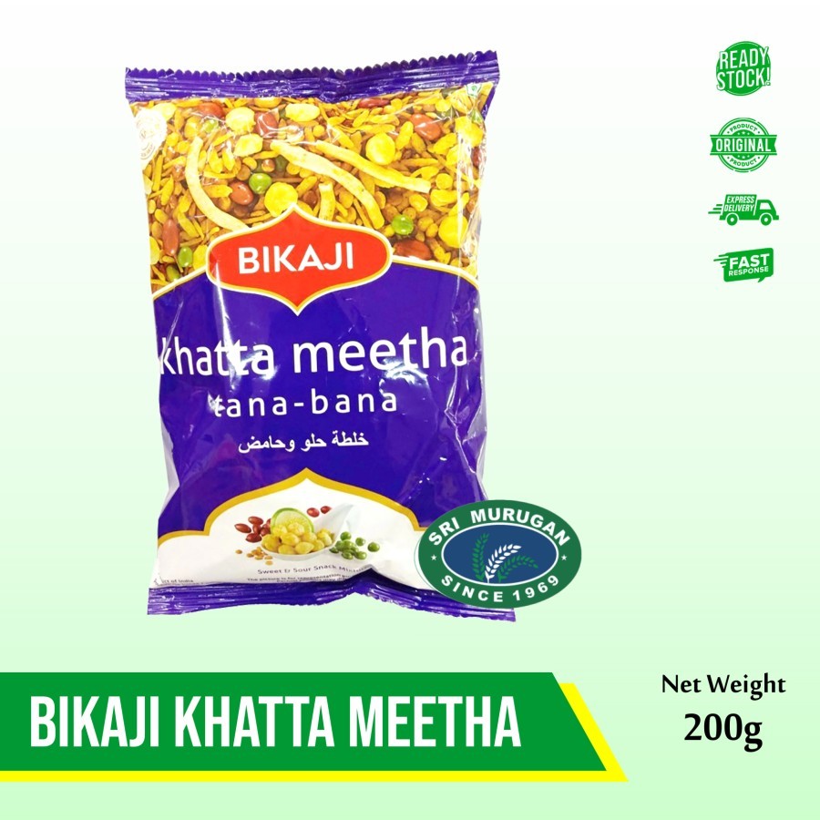 

BIKAJI KHATTA MEETHA TANA-BANA 200 GM