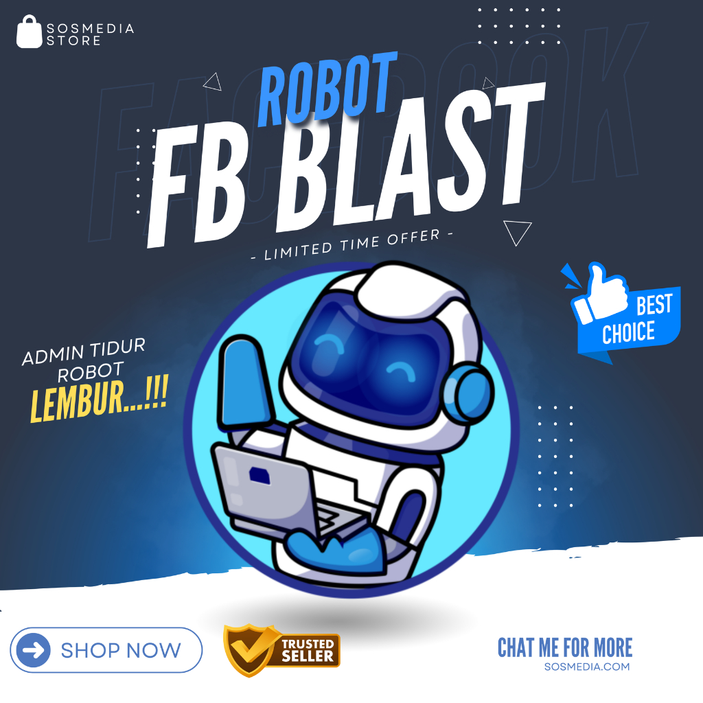 Aplikasi FB Blast Otomatis Untuk 1 tahun | Kirim Pesan, Komentar & Postingan Massal